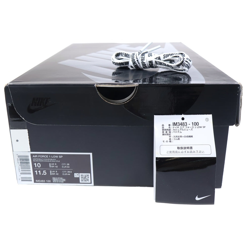 NIKE(ナイキ) × GOODENOUGH × Supreme Air Force 1 Low White/Leopard IM3483-100 エアフォース1 ロー ホワイト/レオパード