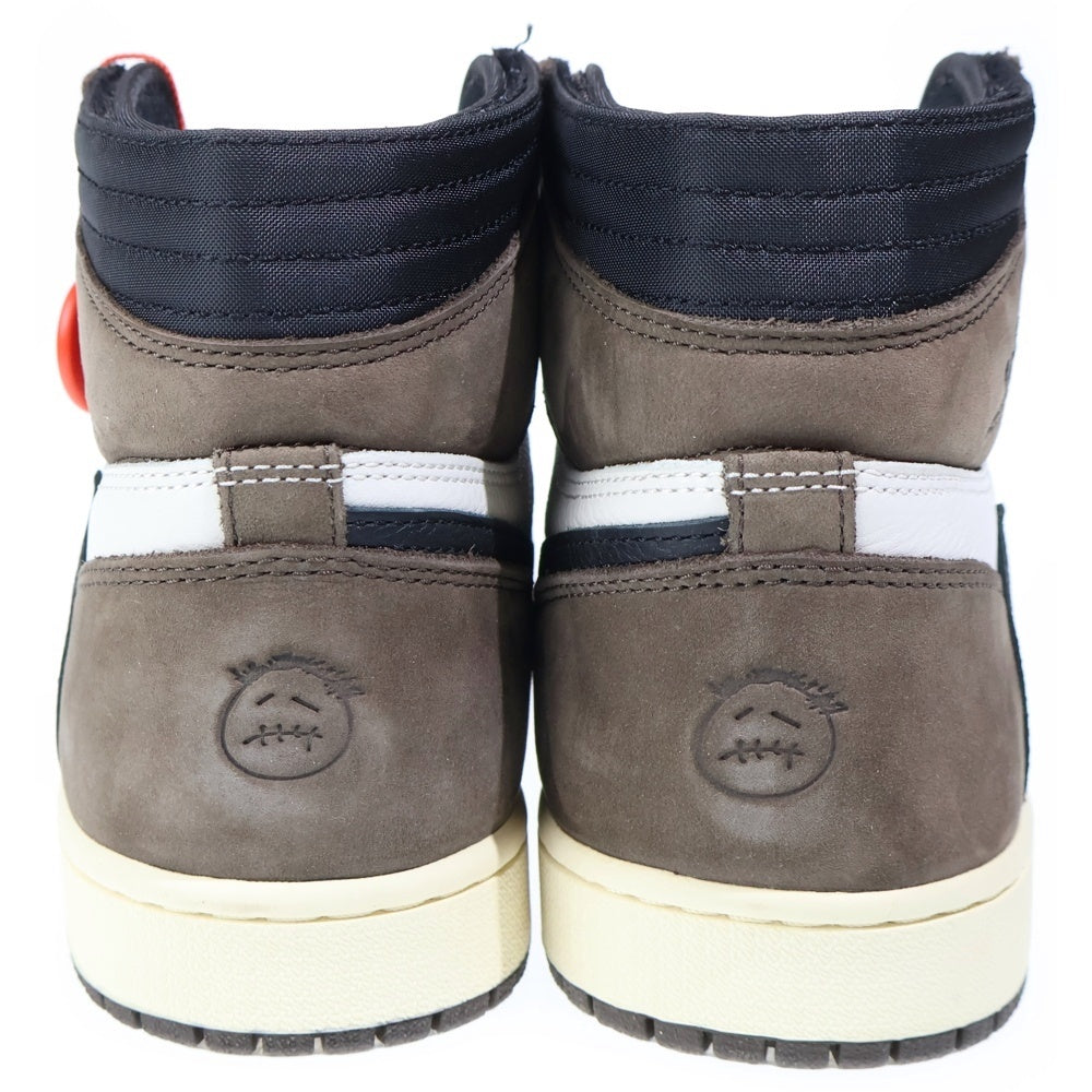 NIKE(ナイキ) ×TRAVIS SCOTT AIR JORDAN 1 RETRO HIGH OG TS SP トラヴィススコット エアジョーダン1 レトロ ダークモカ ハイカットスニーカー US10.5/28.5cm CD4487-100