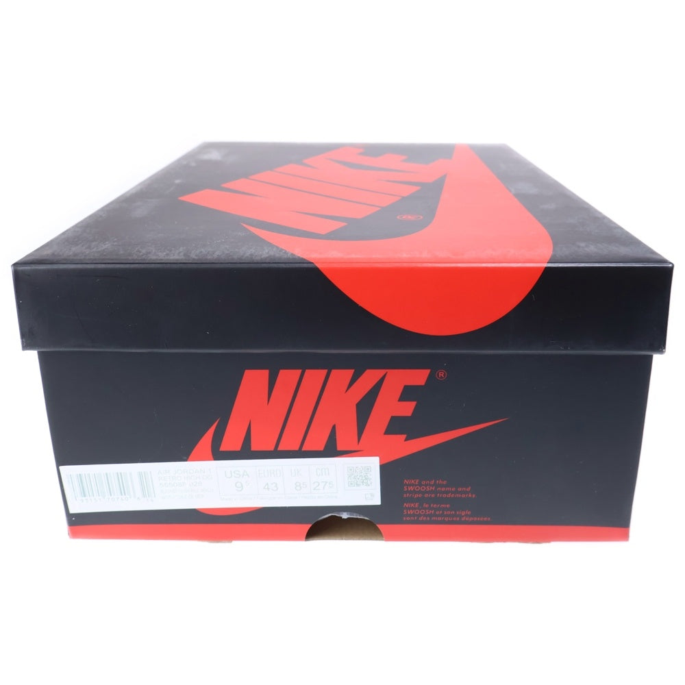 NIKE(ナイキ) AIR JORDAN1 RETRO HIGH OG 555088-028 エアジョーダン1 シャッタード バックボード3.0 ハイカットスニーカー US9.5/27.5cm オレンジ