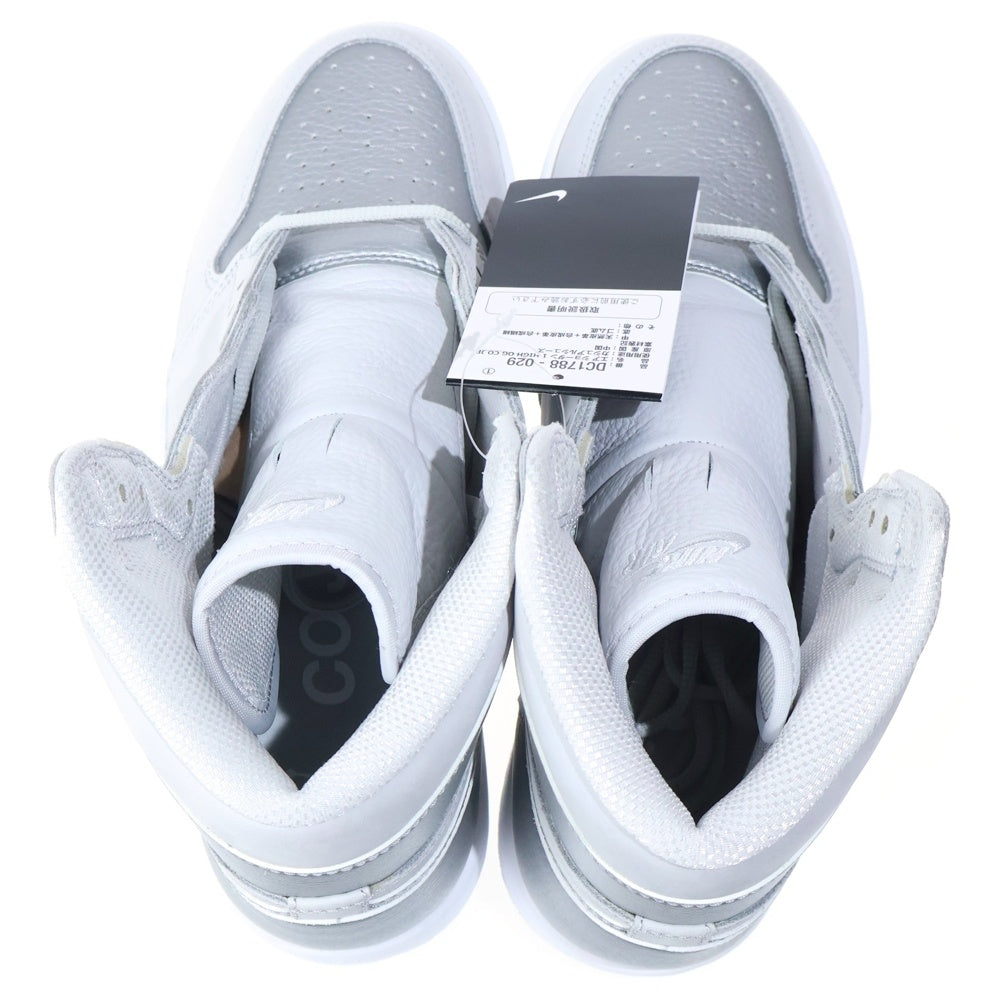 NIKE(ナイキ) AIR JORDAN 1 HIGH OG CO.JP DC1788-029 エアジョーダン 1 ハイカットスニーカー US9.5/27.5cm シルバー