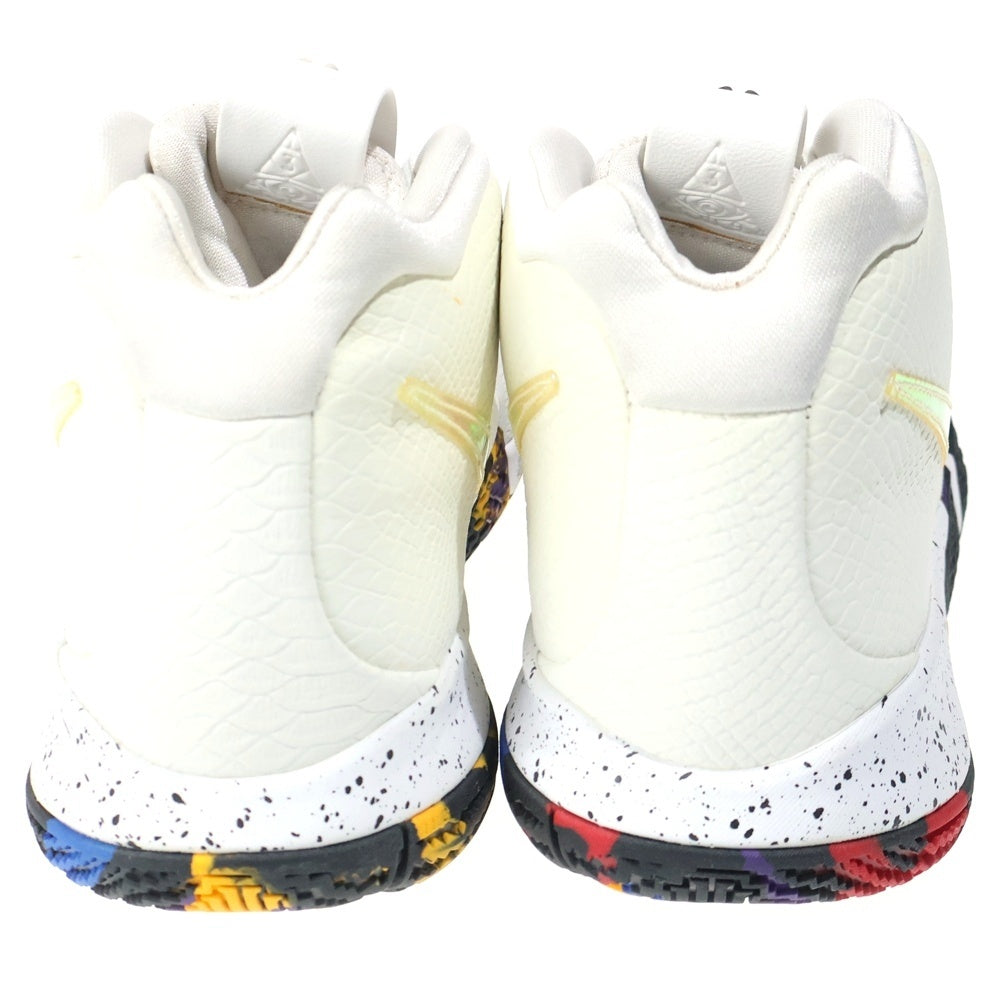 NIKE(ナイキ) KYRIE 4 NCAA 943807-104 カイリー 4 ハイカットスニーカー US9/27.0cm ホワイト