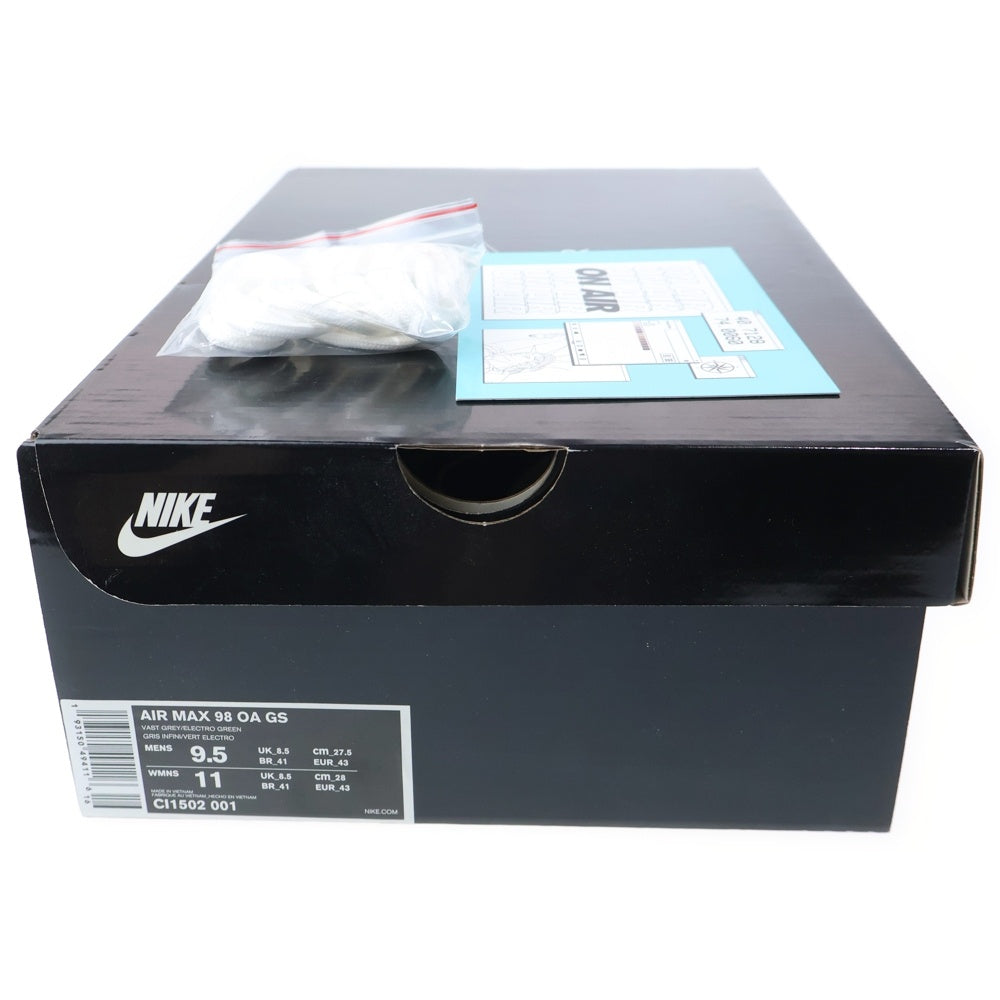 NIKE(ナイキ) AIR MAX 98 OA GS LA MEZCLA CI1502-001 エアマックス オンエア バストグレー ローカットスニーカー US9.5/27.5cm マルチ
