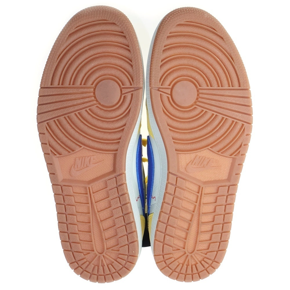 NIKE(ナイキ) ×TRAVIS SCOTT WMNS AIR JORDAN 1 RETRO LOW OG CANARY DZ4137-700 トラヴィススコット ウィメンズ エアジョーダン1 ローカットスニーカー US9.5/26.5cm レディース