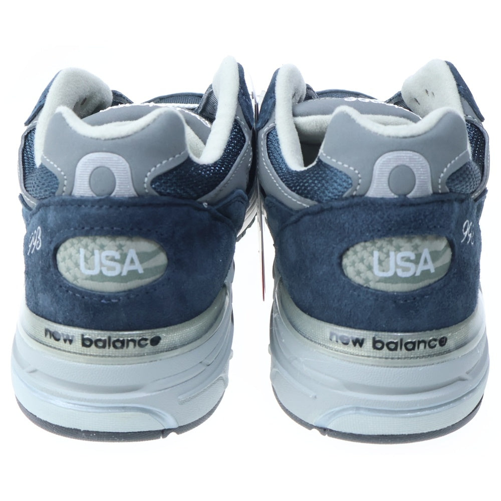 New Balance(ニューバランス) MR993NV スエードメッシュ ローカットスニーカー ネイビー US9/27.0cm