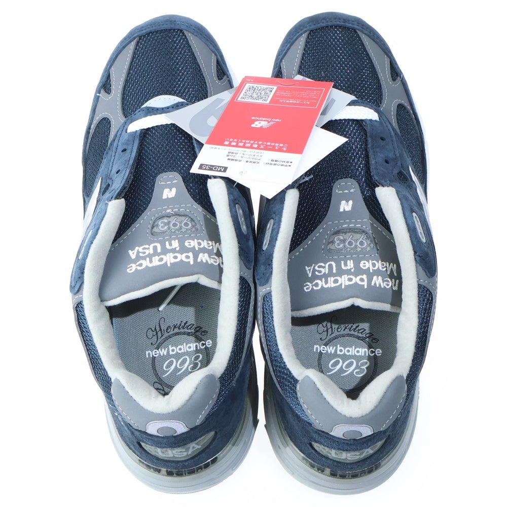 New Balance(ニューバランス) MR993NV スエードメッシュ ローカットスニーカー ネイビー US9/27.0cm
