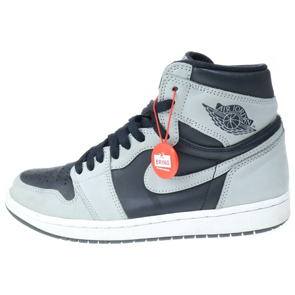 NIKE(ナイキ) AIR JORDAN 1 RETRO HIGH OG SHADOW 2.0 555088-035 エアジョーダン1 シャドウ 2.0 ハイカットスニーカー US9/27.0cm グレー/ブラック