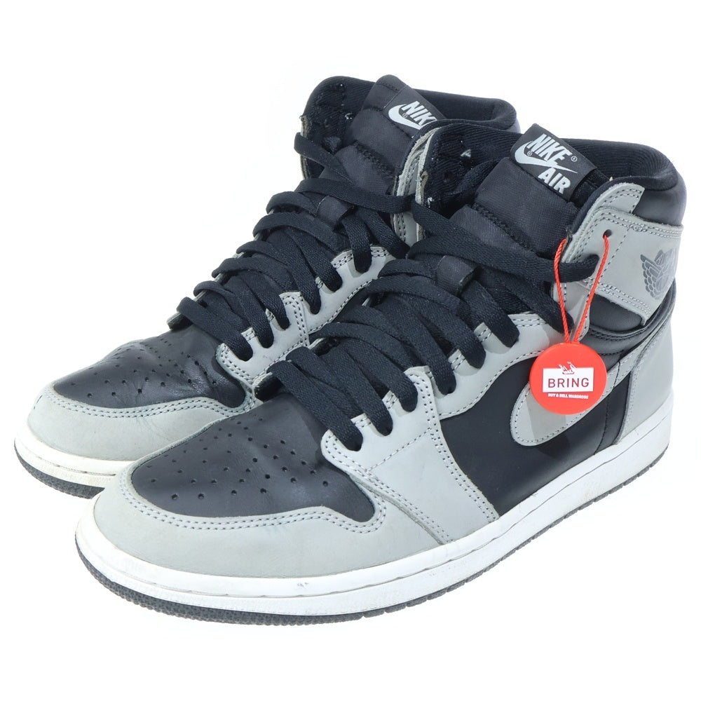NIKE(ナイキ) AIR JORDAN 1 RETRO HIGH OG SHADOW 2.0 555088-035 エアジョーダン1 シャドウ 2.0 ハイカットスニーカー US9/27.0cm グレー/ブラック