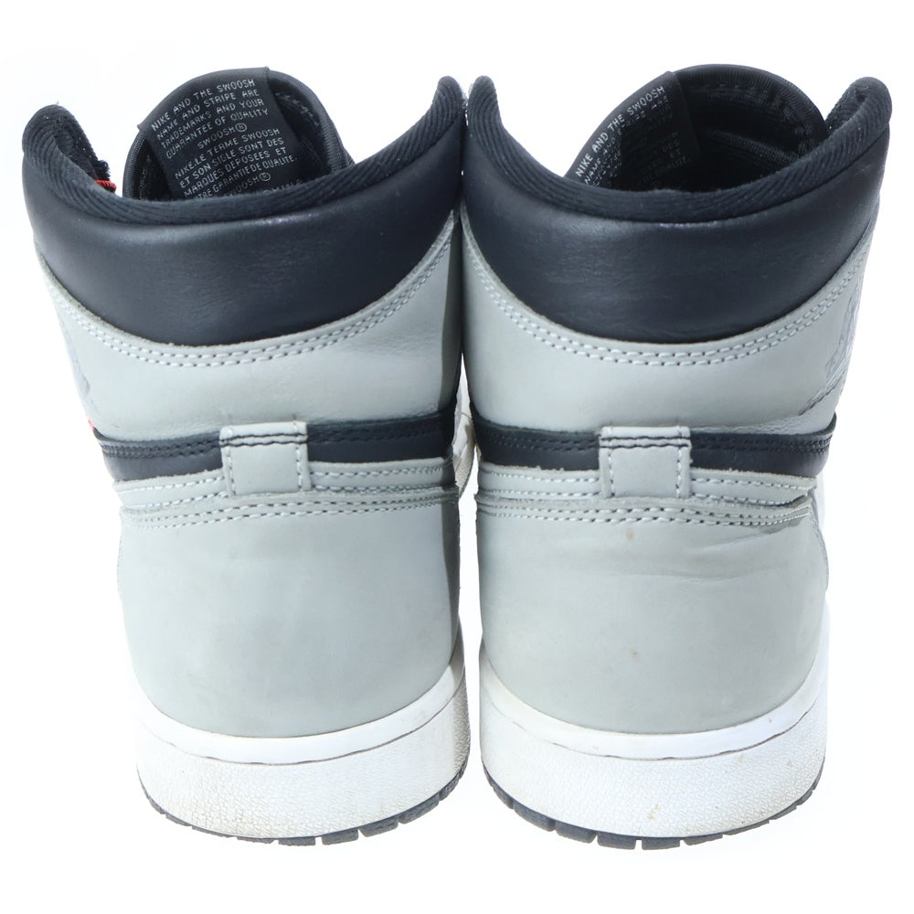 NIKE(ナイキ) AIR JORDAN 1 RETRO HIGH OG SHADOW 2.0 555088-035 エアジョーダン1 シャドウ 2.0 ハイカットスニーカー US9/27.0cm グレー/ブラック