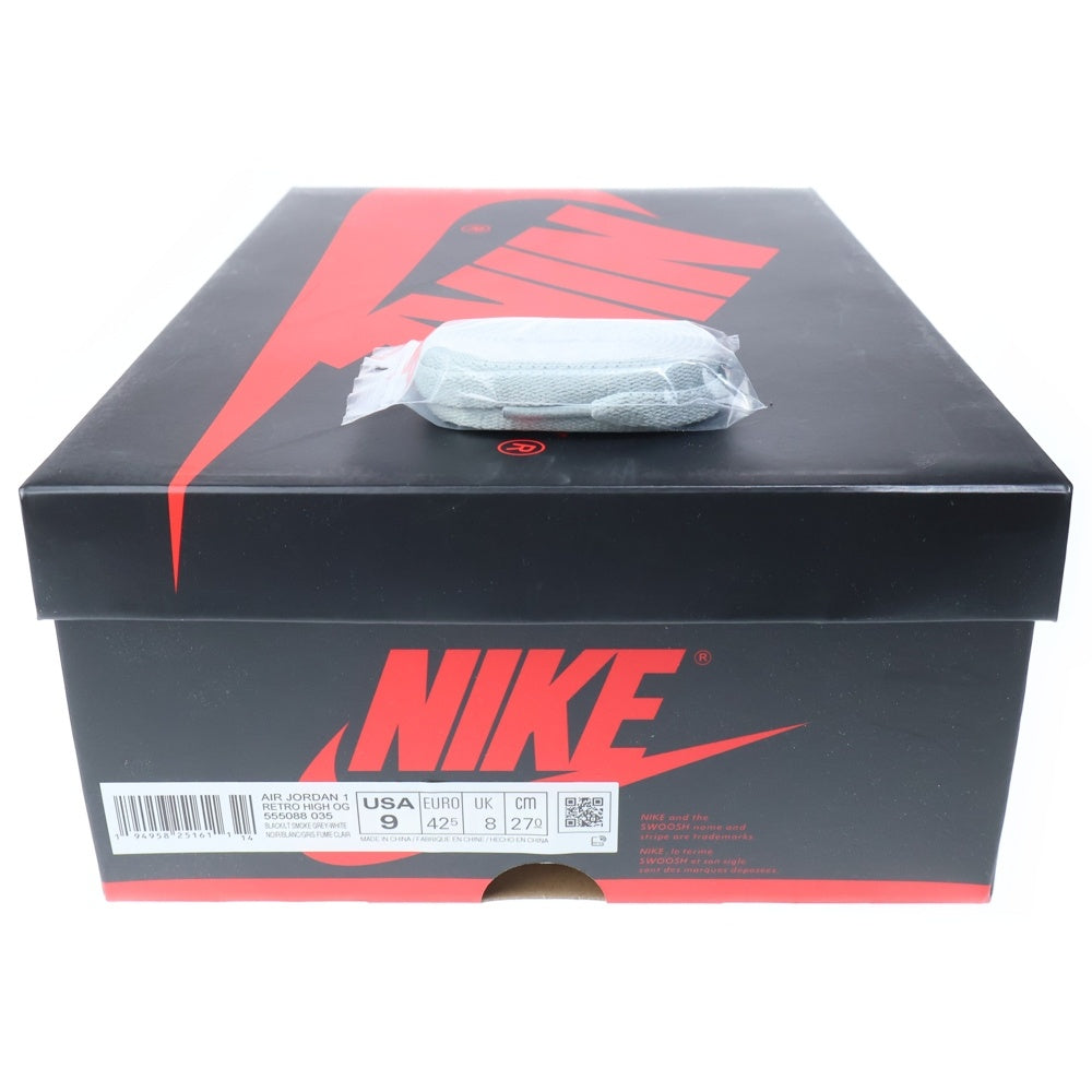 NIKE(ナイキ) AIR JORDAN 1 RETRO HIGH OG SHADOW 2.0 555088-035 エアジョーダン1 シャドウ 2.0 ハイカットスニーカー US9/27.0cm グレー/ブラック