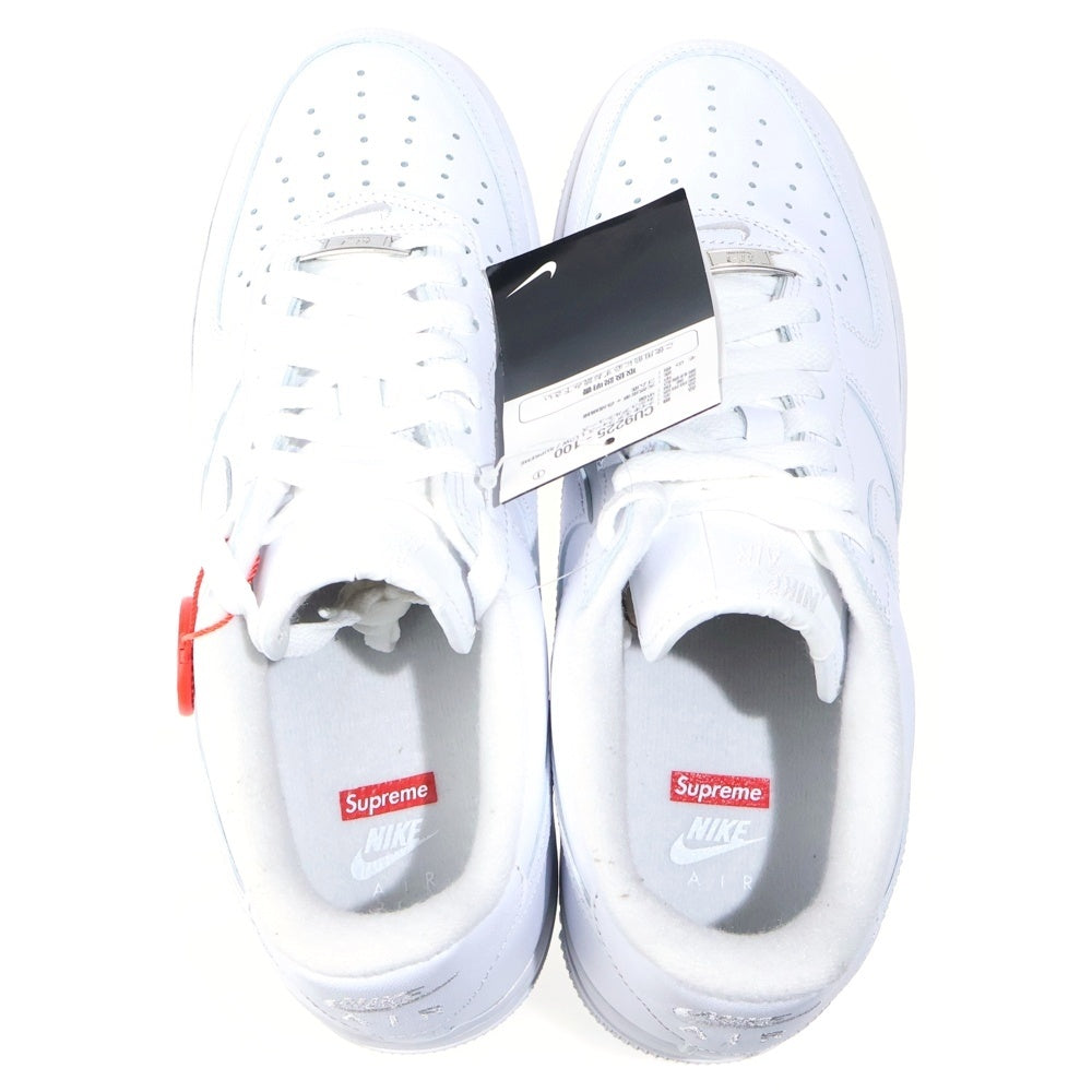 SUPREME(シュプリーム) ×NIKE AIR FORCE 1 LOW CU9225-100 シュプリーム エア フォース ローカットスニーカー US9/27.0cm ホワイト