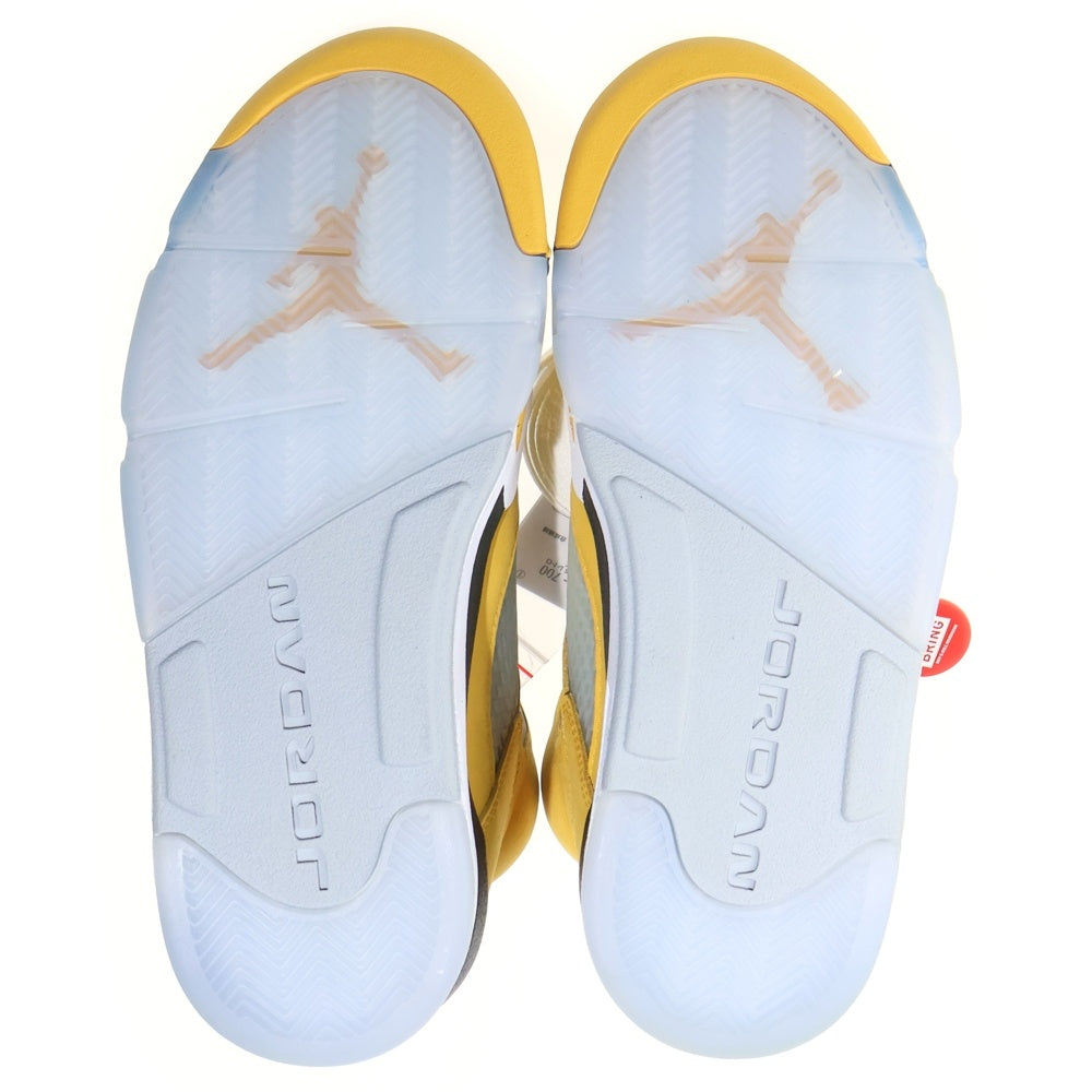 NIKE(ナイキ) AIR JORDAN 5 RETRO T23 IO3372-700 エアジョーダン5 ハイカットスニーカー US6.5/24.5cm イエロー レディース