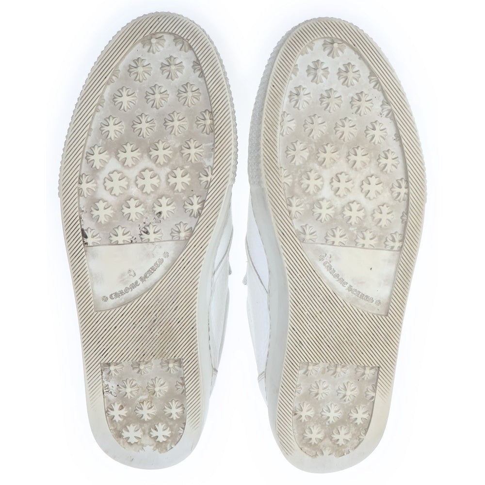 CHROME HEARTS(クロムハーツ) SLIP ON スリッポン CHプラス レザーパッチ ダガー ローカットスニーカー ホワイト