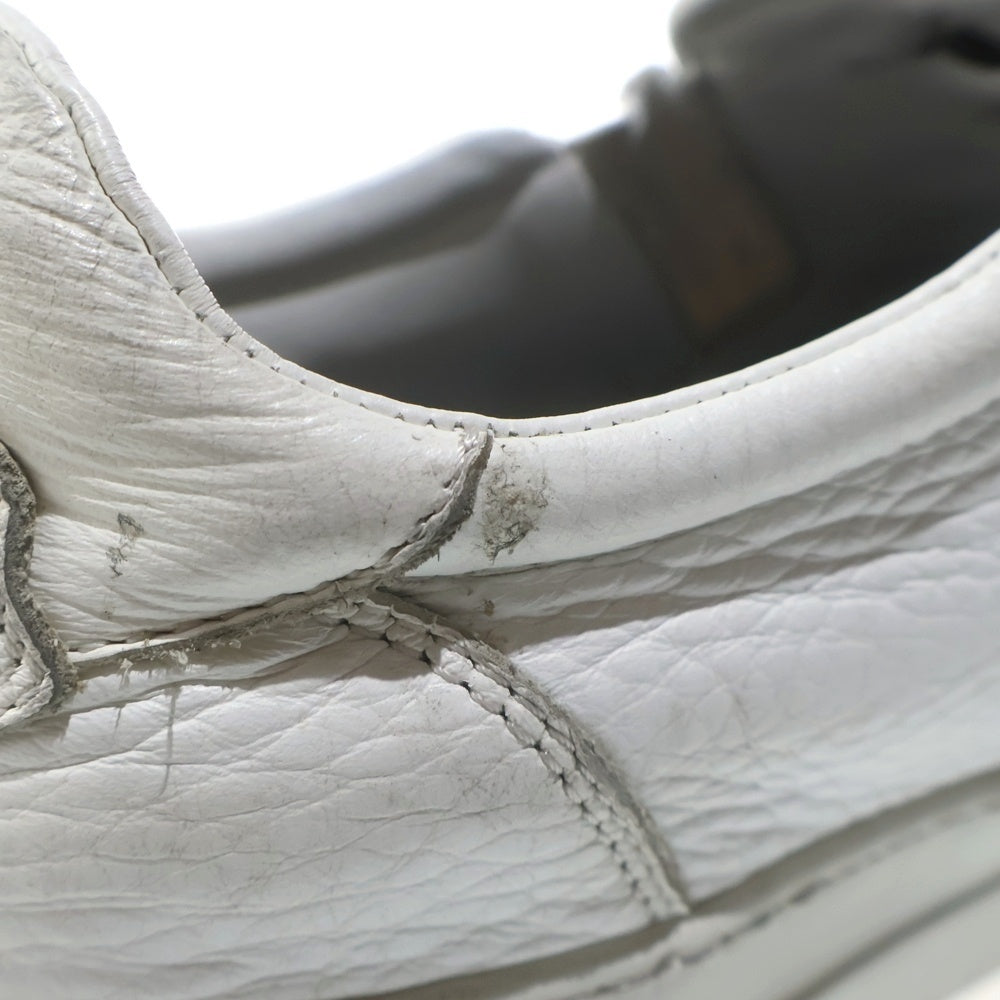 CHROME HEARTS(クロムハーツ) SLIP ON スリッポン CHプラス レザーパッチ ダガー ローカットスニーカー ホワイト