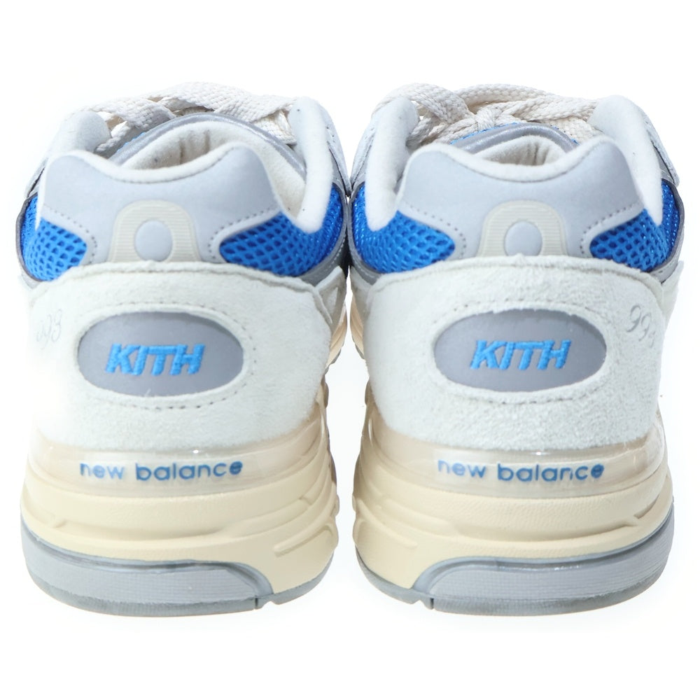New Balance(ニューバランス) ×KITH Madison Square Garden マディソンスクエアガーデン ローカットスニーカー U993MS US8.5/26.5cm ホワイト/ブルー