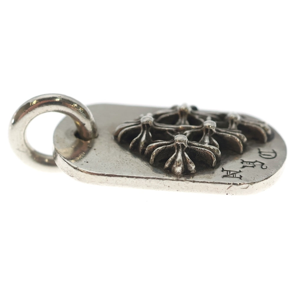 CHROME HEARTS(クロムハーツ) RAISED DOGTAG レイズドドッグタグ NYC限定 ネックレストップ シルバー