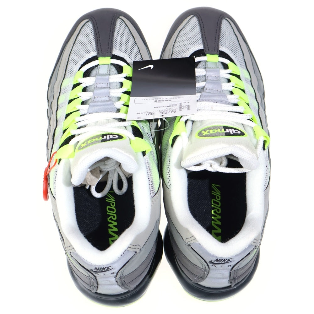 NIKE(ナイキ) AIR VAPORMAX 95 Neon AJ7292-001 エアヴェイパーマックス ネオン ローカットスニーカー グレー/イエロー US8/26.0cm