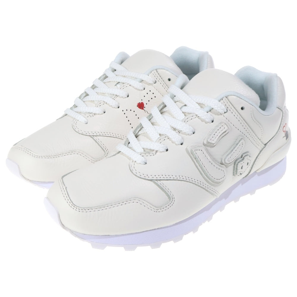 Sangacio(サンガッチョ) Nyus BRANDALISED Pure Whiteニューズ ブランドライズド ピュアホワイト ローカットスニーカー シューズ ホワイト US7/25.0cm