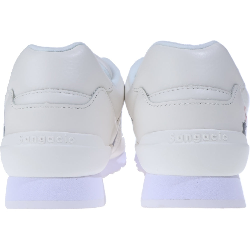 Sangacio(サンガッチョ) Nyus BRANDALISED Pure Whiteニューズ ブランドライズド ピュアホワイト ローカットスニーカー シューズ ホワイト US7/25.0cm
