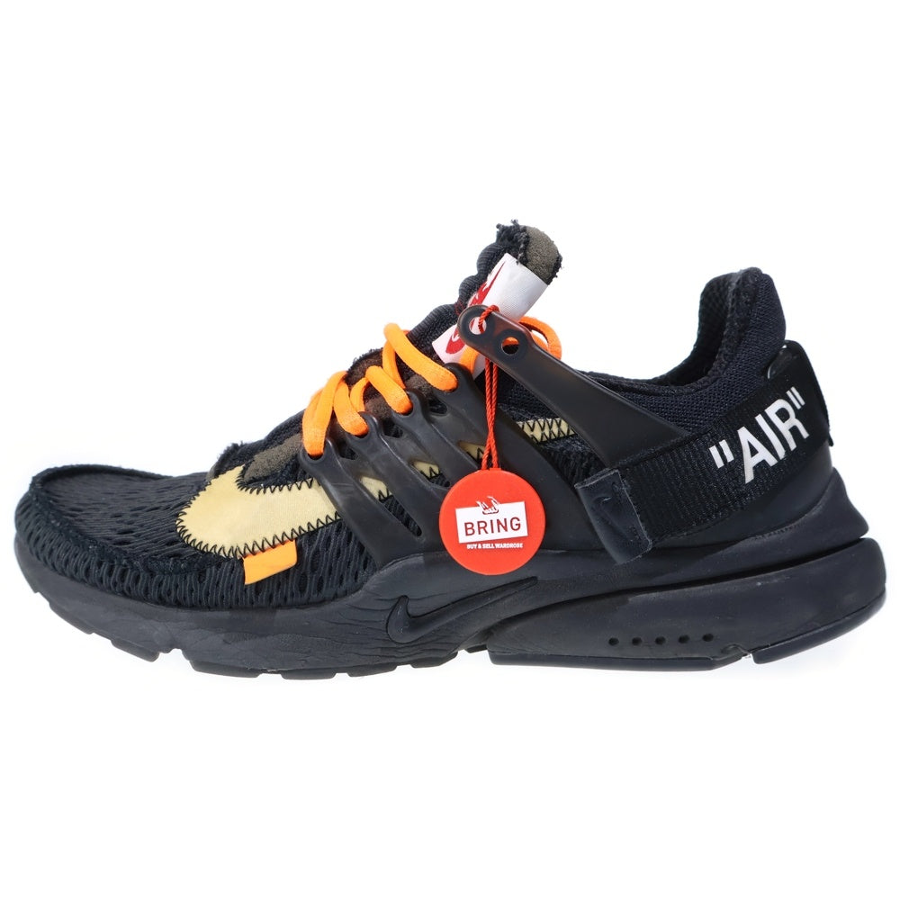 NIKE(ナイキ) ×OFF-WHITE AIR PRESTO AA3830-002 オフホワイト エアプレスト ローカットスニーカー ブラック US9/27.0cm