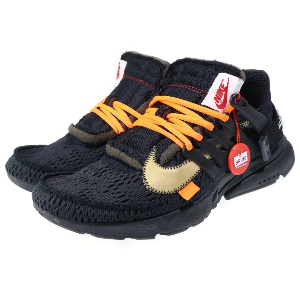 NIKE(ナイキ) ×OFF-WHITE AIR PRESTO AA3830-002 オフホワイト エアプレスト ローカットスニーカー ブラック US9/27.0cm