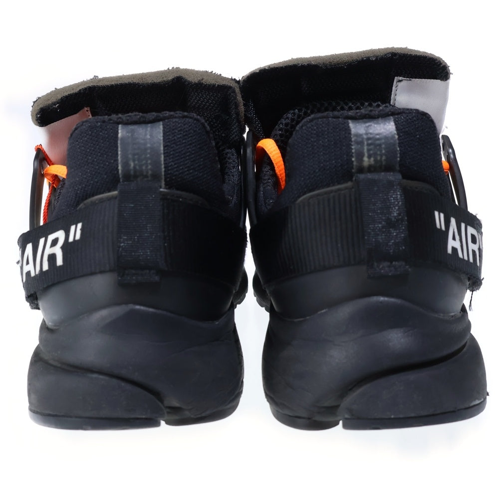 NIKE(ナイキ) ×OFF-WHITE AIR PRESTO AA3830-002 オフホワイト エアプレスト ローカットスニーカー ブラック US9/27.0cm