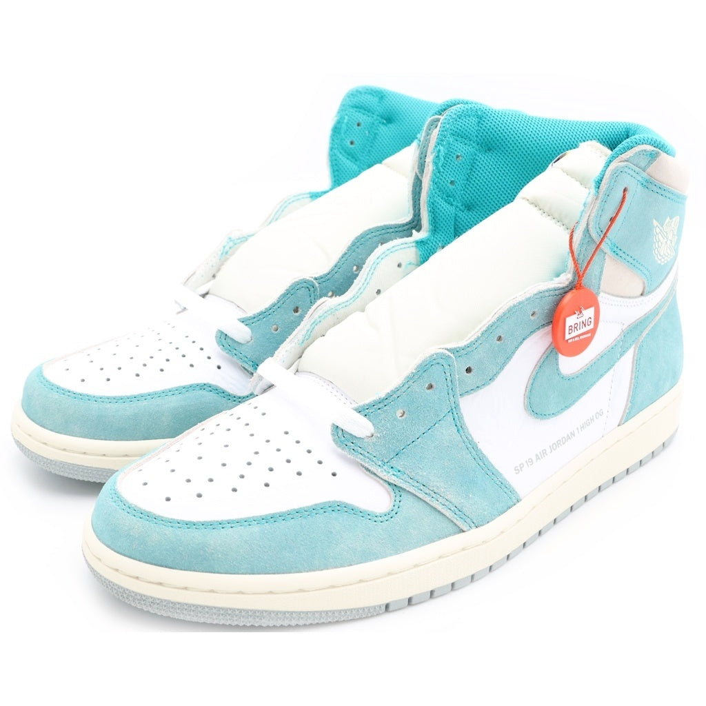 NIKE(ナイキ) AIR JORDAN1 RETRO HIGH OG 555088-311 エアジョーダン1 ターボグリーン ハイカットスニーカー US13/31.0cm ホワイト/グリーン