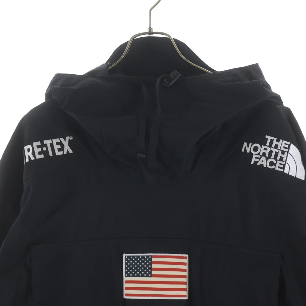 SUPREME(シュプリーム) 17SS ×THE NORTH FACE Trans Antarctica エクスペデション Pullover GORE-TEX ザノースフェイス ナイロンジャケット ゴアテックス NP01701I ブラック