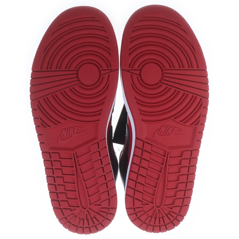 NIKE(ナイキ) AIR JORDAN 1 MID REVERCE BRED 554724-660 エアジョーダン1 ミッド リバースブレッド ミドルカットスニーカー US7/25.0cm ブラック/レッド