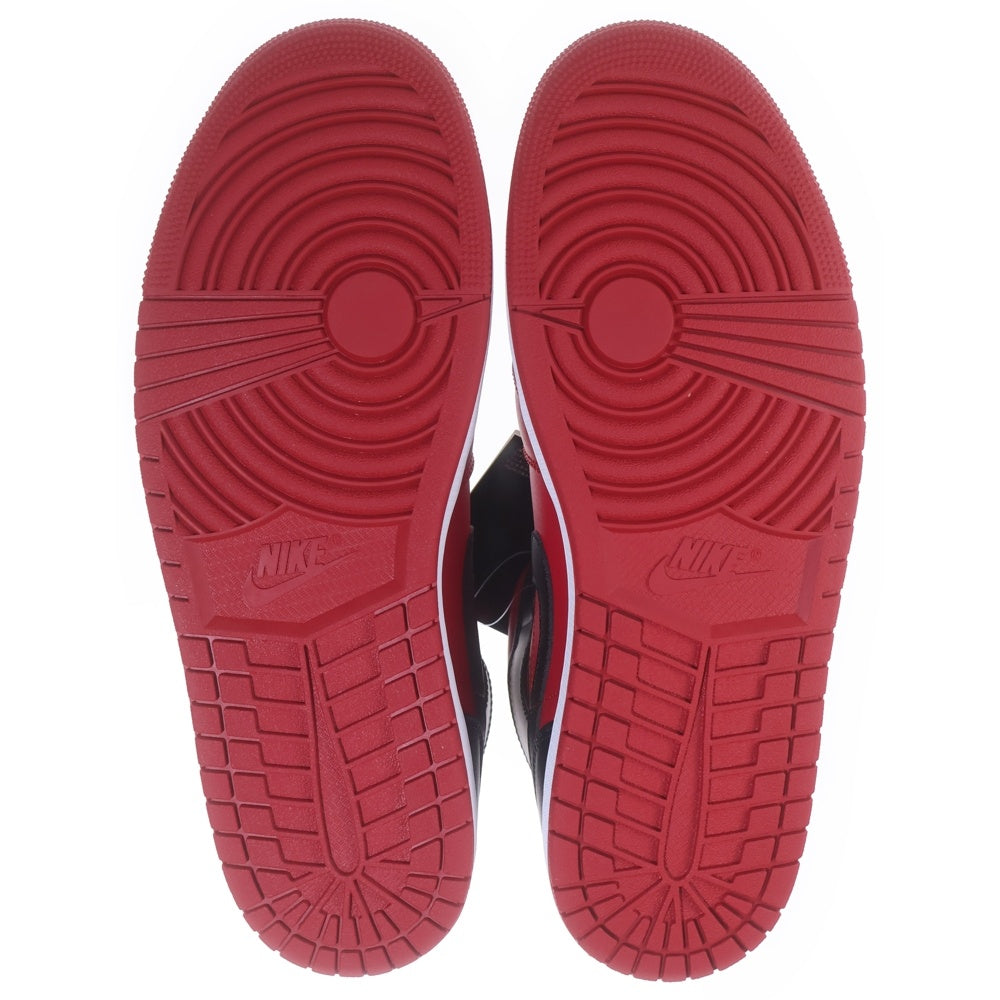 NIKE(ナイキ) AIR JORDAN 1 MID REVERCE BRED 554724-660 エアジョーダン1 ミッド リバースブレッド ミドルカットスニーカー US12.5/30.5cm ブラック/レッド