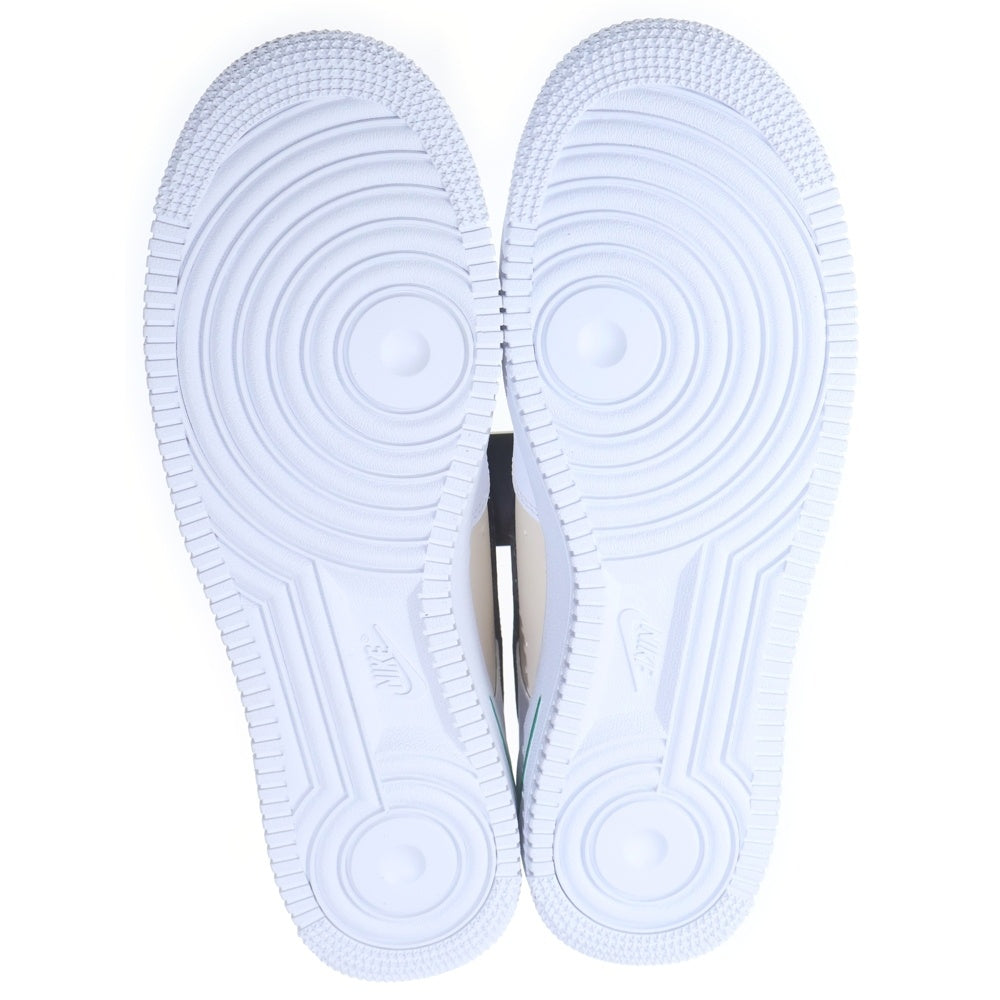 NIKE(ナイキ) AIR FORCE 1 07 LV8 EMB DM0109-100 エアフォース1 ローカットスニーカー US11.5/29.5cm ホワイト/グリーン