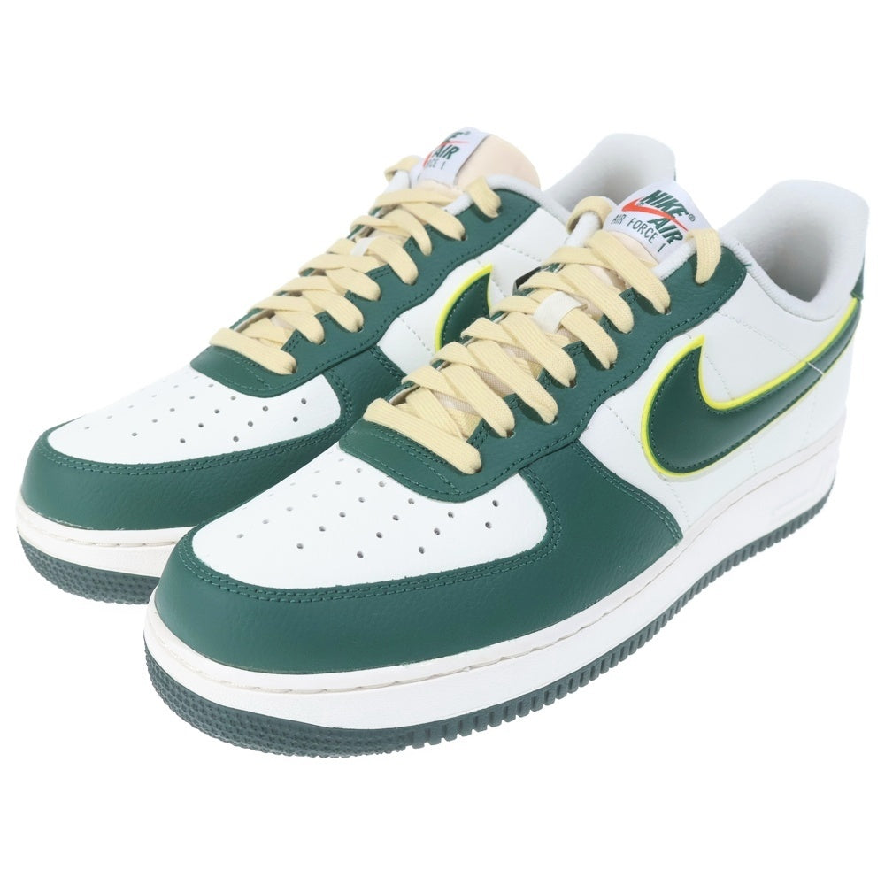 NIKE(ナイキ) AIR FORCE 1 07 LV8 FD0341-133 エアフォース1 ローカットスニーカー US11/29.0cm ホワイト/グリーン