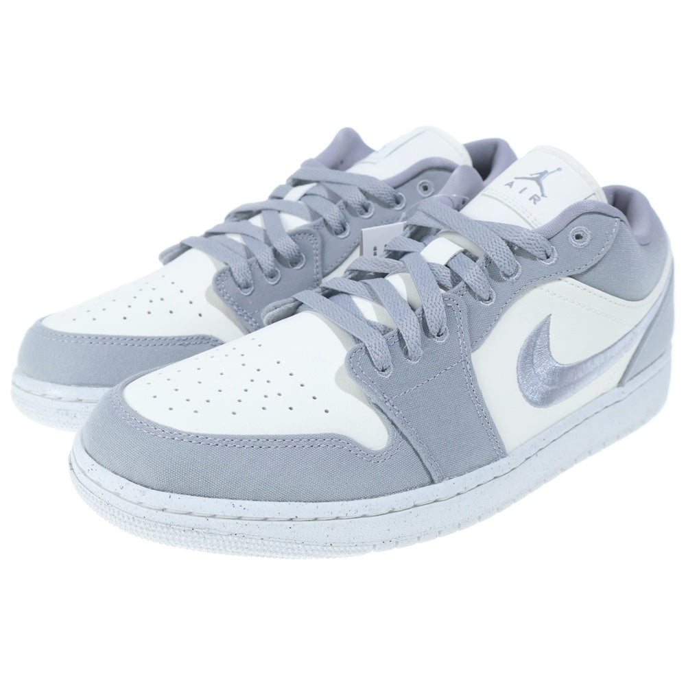 NIKE(ナイキ) WMNS AIR JORDAN 1 LOW DV0426-012 ウィメンズ エアジョーダン1 ライトスチールグレー ローカットスニーカー US11.5/28.5cm グレー/ホワイト レディース