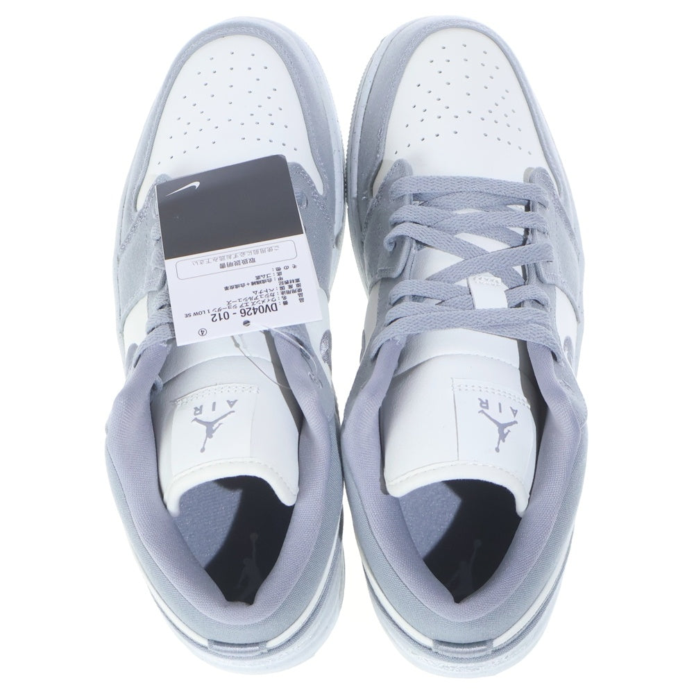 NIKE(ナイキ) WMNS AIR JORDAN 1 LOW DV0426-012 ウィメンズ エアジョーダン1 ライトスチールグレー ローカットスニーカー US11.5/28.5cm グレー/ホワイト レディース