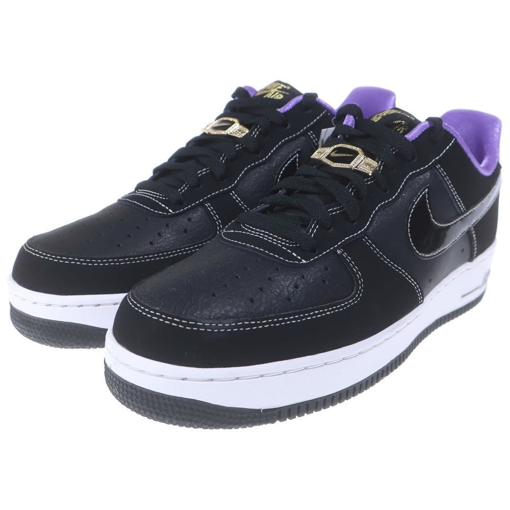 NIKE(ナイキ) AIR FORCE 1 07 LV8 EMB DR9866-001 エアフォース 1 ローカットスニーカー US10.5/28.5cm ブラック