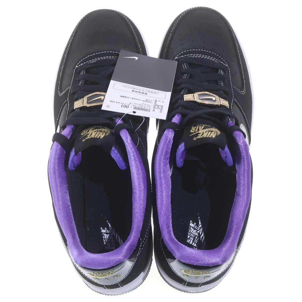 NIKE(ナイキ) AIR FORCE 1 07 LV8 EMB DR9866-001 エアフォース 1 ローカットスニーカー US10.5/28.5cm ブラック
