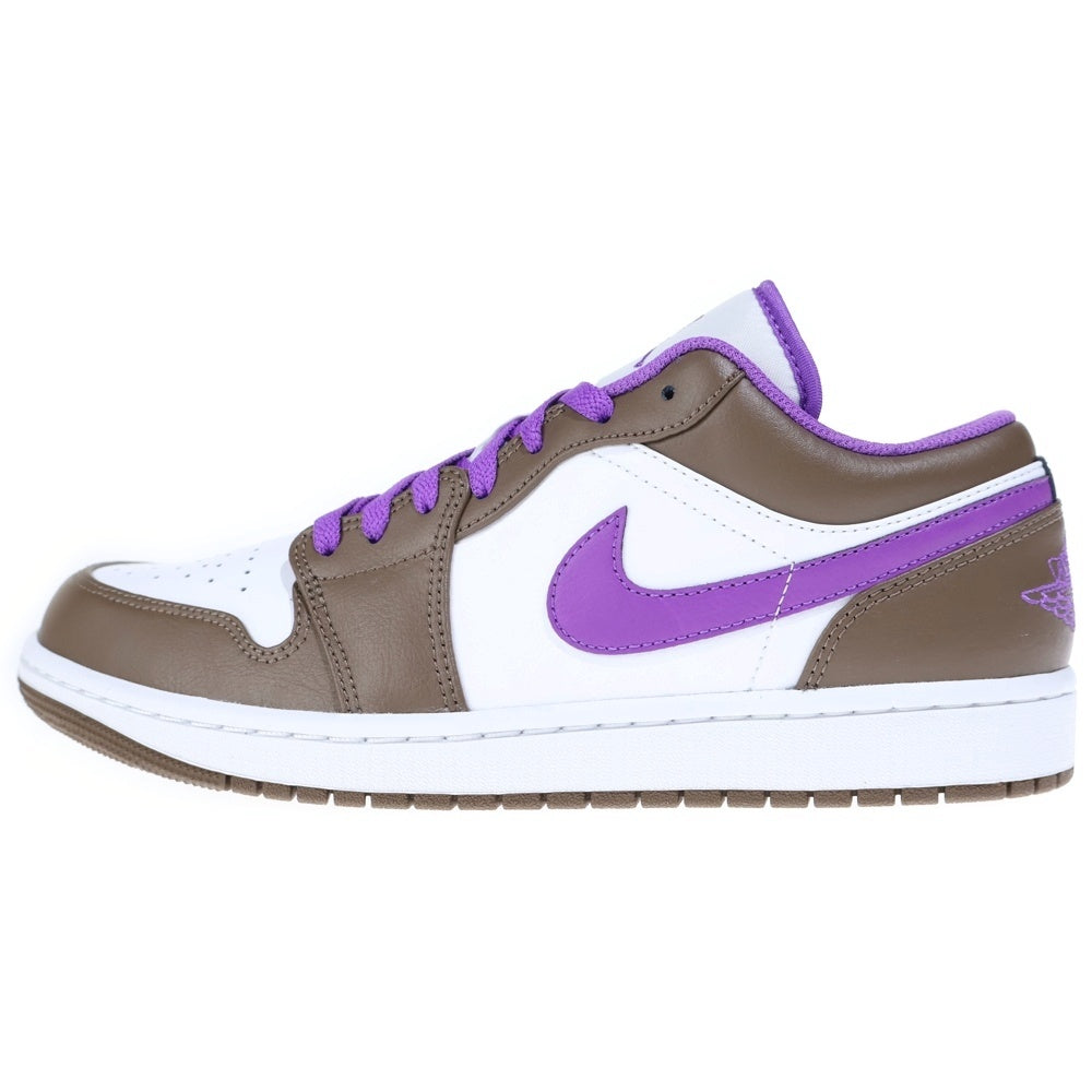 NIKE(ナイキ) AIR JORDAN 1 LOW PALOMINO 553558-215 エアジョーダン パロミノ ローカットスニーカー US9.5/27.5cm ブラウン/パープル/ホワイト