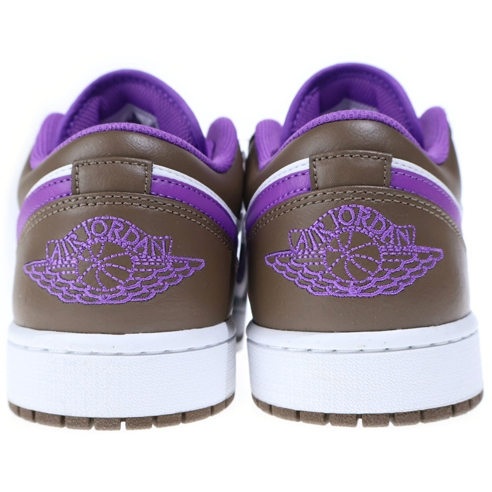 NIKE(ナイキ) AIR JORDAN 1 LOW PALOMINO 553558-215 エアジョーダン パロミノ ローカットスニーカー US9.5/27.5cm ブラウン/パープル/ホワイト