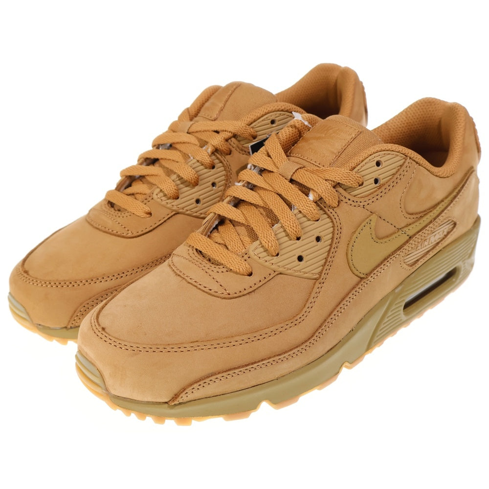 NIKE(ナイキ) AIR MAX 90 PRM FLAX WHEAT FZ5102-299 エアマックス プレミアム フラックス ウィート ローカットスニーカー US9.5/27.5cm ブラウン