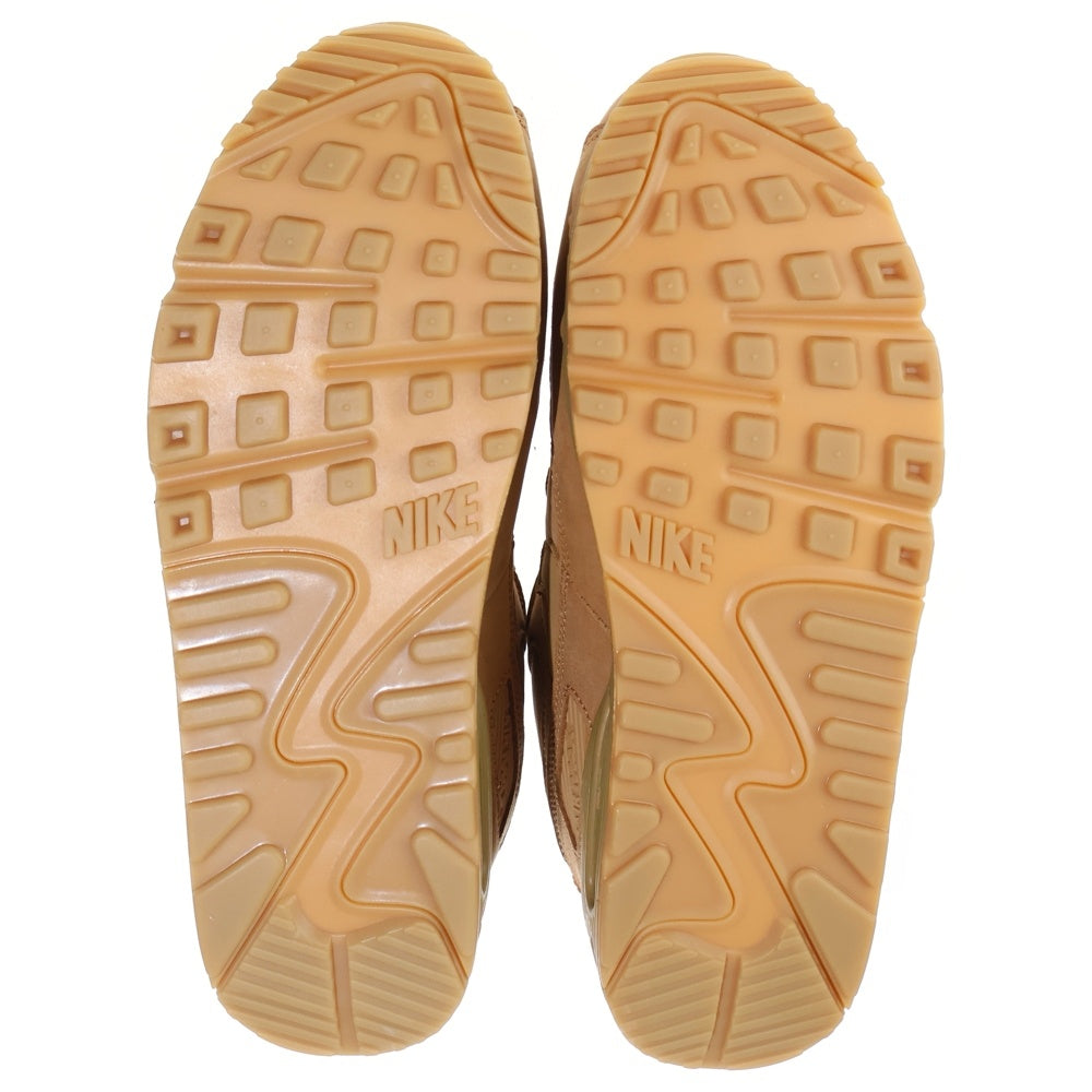 NIKE(ナイキ) AIR MAX 90 PRM FLAX WHEAT FZ5102-299 エアマックス プレミアム フラックス ウィート ローカットスニーカー US9.5/27.5cm ブラウン