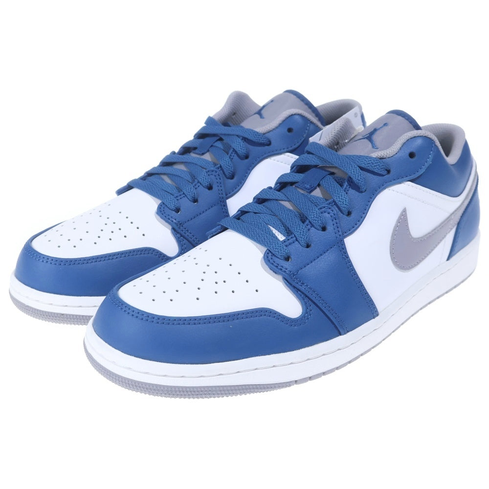 NIKE(ナイキ) AIR JORDAN 1 LOW True Blue 553558-412 エア ジョーダン 1 ローカットスニーカー ブルー US11.5/29.5cm