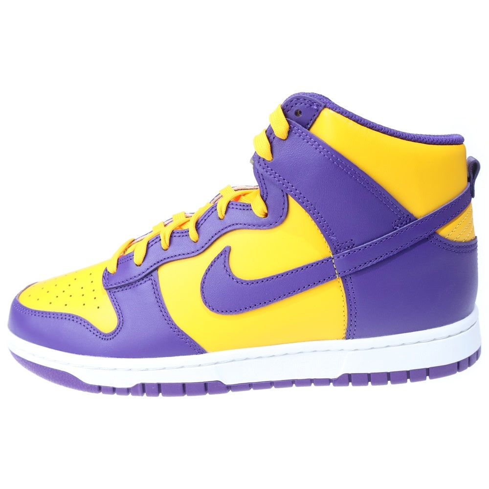 NIKE(ナイキ) DUNK HIGH RETRO LAKERS DD1399-500 ダンク レトロ レイカーズ ハイカットスニーカー パープル/イエロー US11/29.0cm