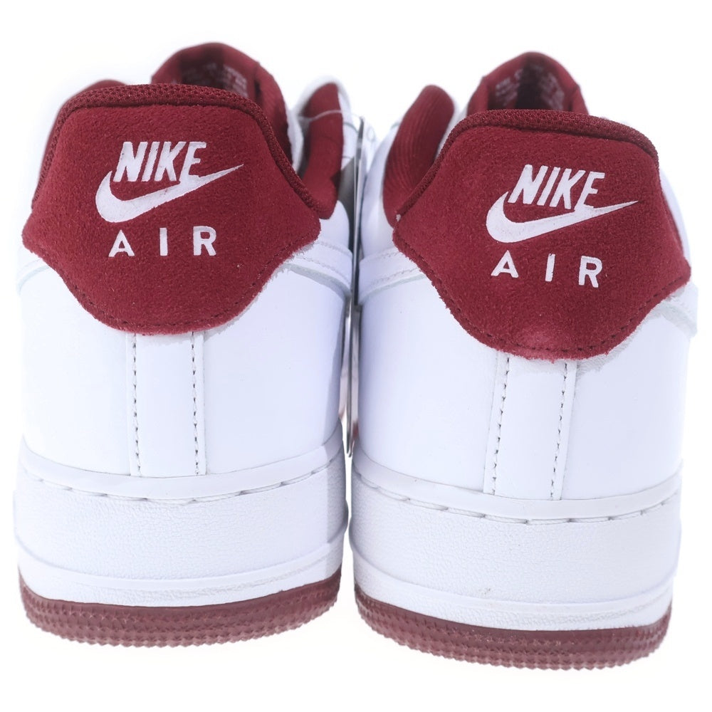 NIKE(ナイキ) AIR FORCE1 '07 LV8 HM9483-100 エアフォース1 ローカットスニーカー US11/29cm ホワイト/バーガンディ