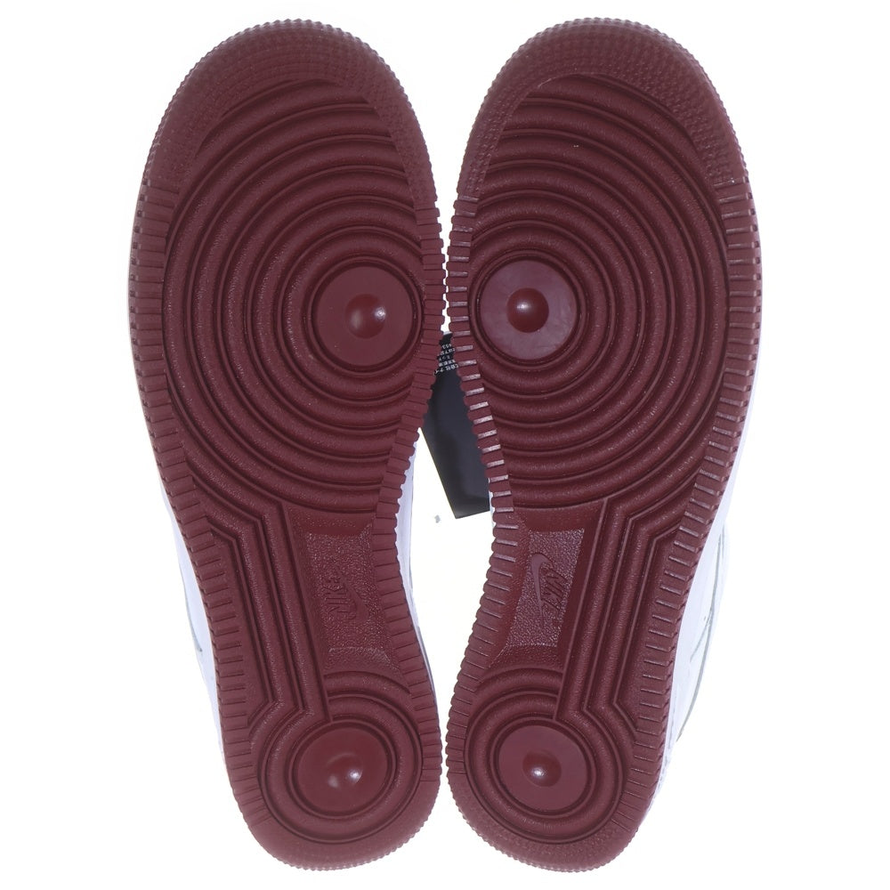 NIKE(ナイキ) AIR FORCE1 '07 LV8 HM9483-100 エアフォース1 ローカットスニーカー US11/29cm ホワイト/バーガンディ