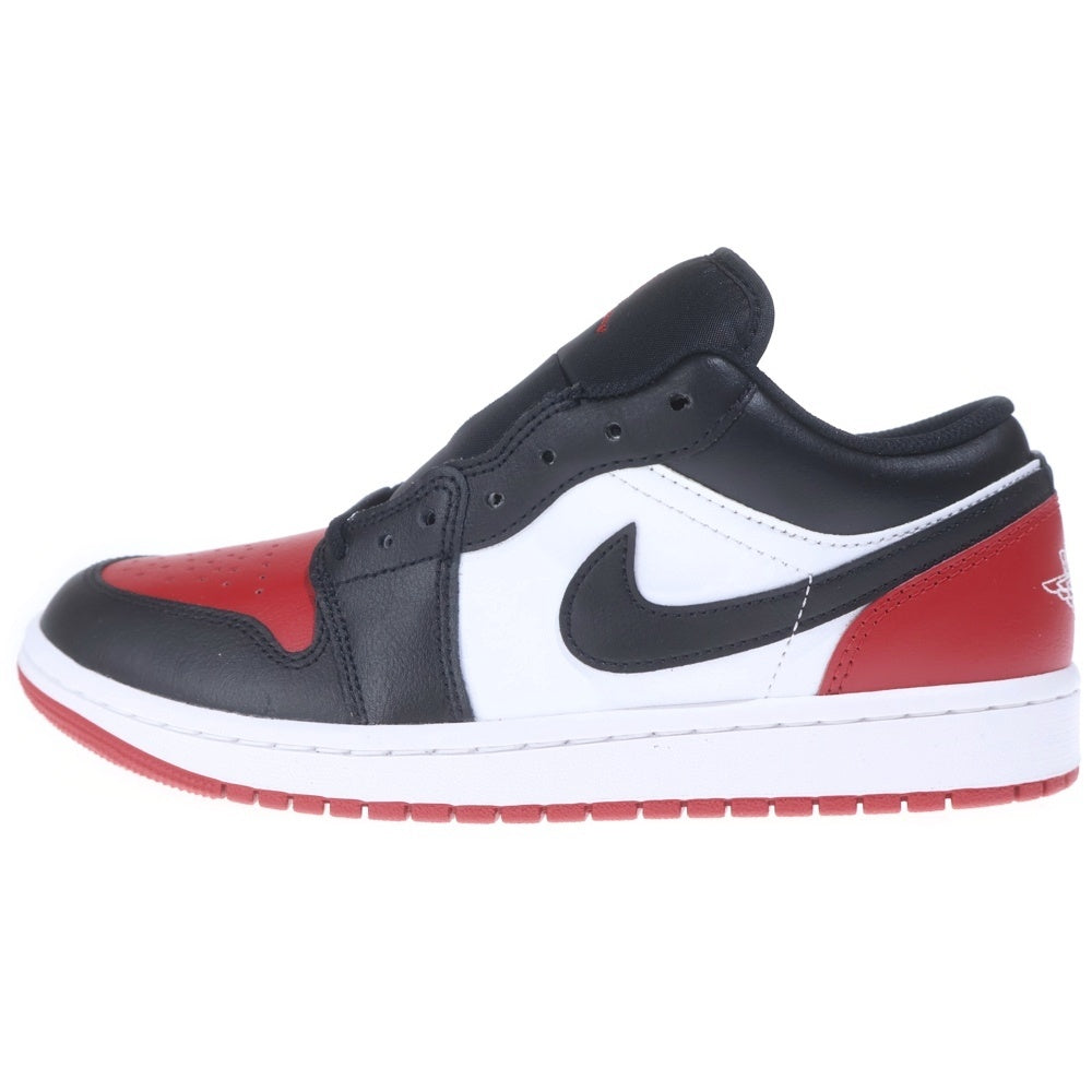 NIKE(ナイキ) AIR JORDAN 1 LOW 553558-161 エアジョーダン1 ローカットスニーカー US8.5/26.5cm ホワイト/ブラック/レッド