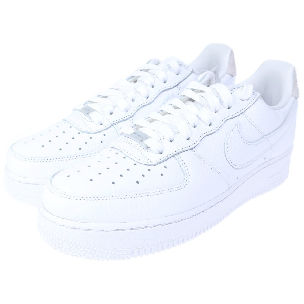 NIKE(ナイキ) AIR FORCE 1 07 CN2873-101 エアフォース1 クラフト バストグレー ローカットスニーカー US9/27.0cm ホワイト