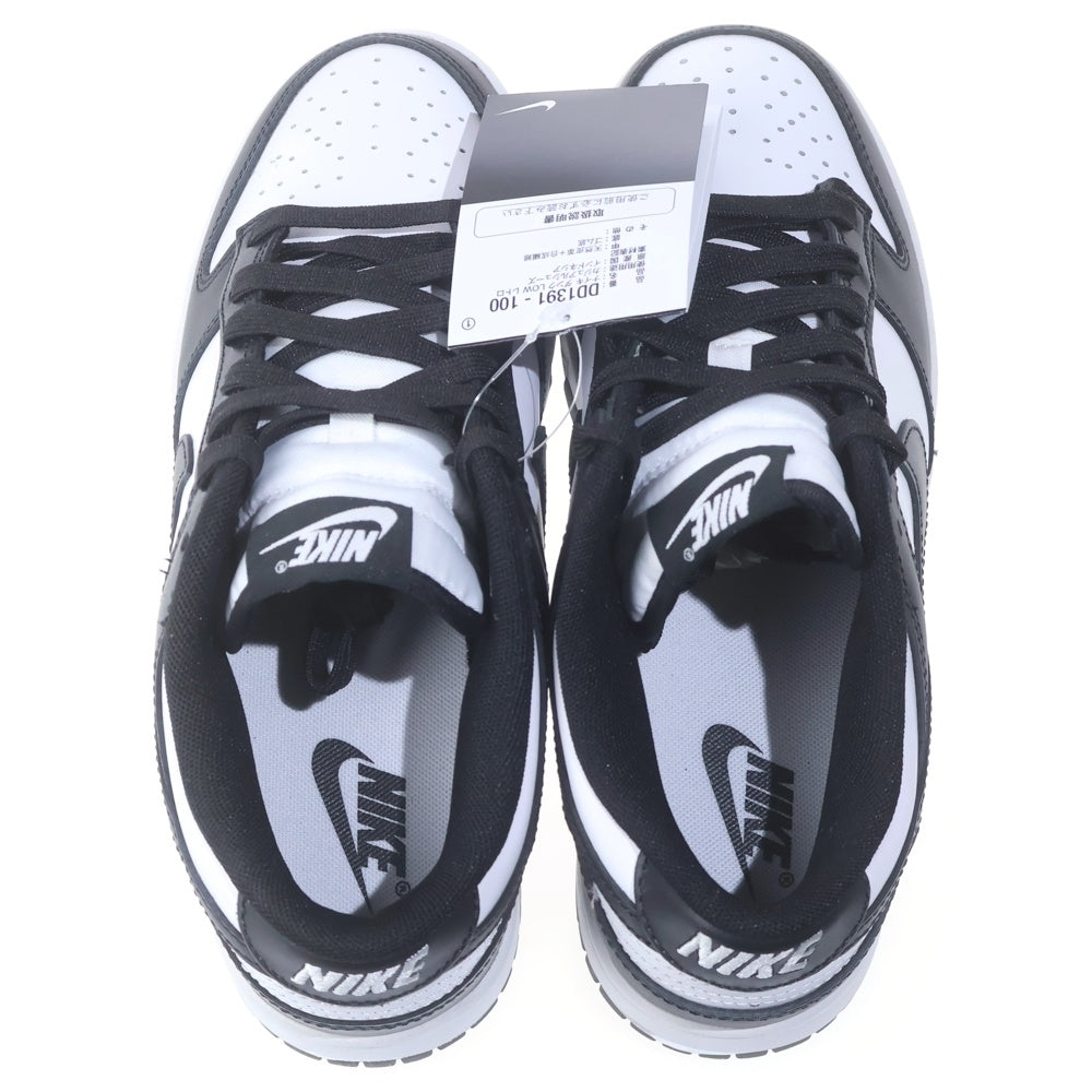 NIKE(ナイキ) DUNK LOW RETRO DD1391-100 ダンク ローカットスニーカー US7/25.0cm ブラック/ホワイト