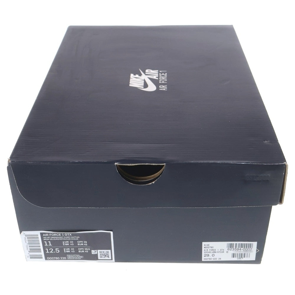 NIKE(ナイキ) AIR FORCE 1 LOW GORE-TEX DO2760-220 エアフォース1 ゴアテックス ローカットスニーカー US11/29.0cm オレンジ/ブラウン