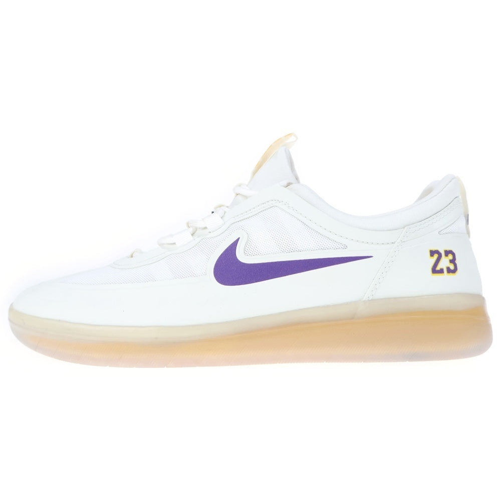 NIKE SB(ナイキエスビー) ×NBA NYJAH FREE 2 LAKERS DA3439-100 ナイジャ フリー 2 レイカーズ ローカットスニーカー US10/28.0cm ホワイト