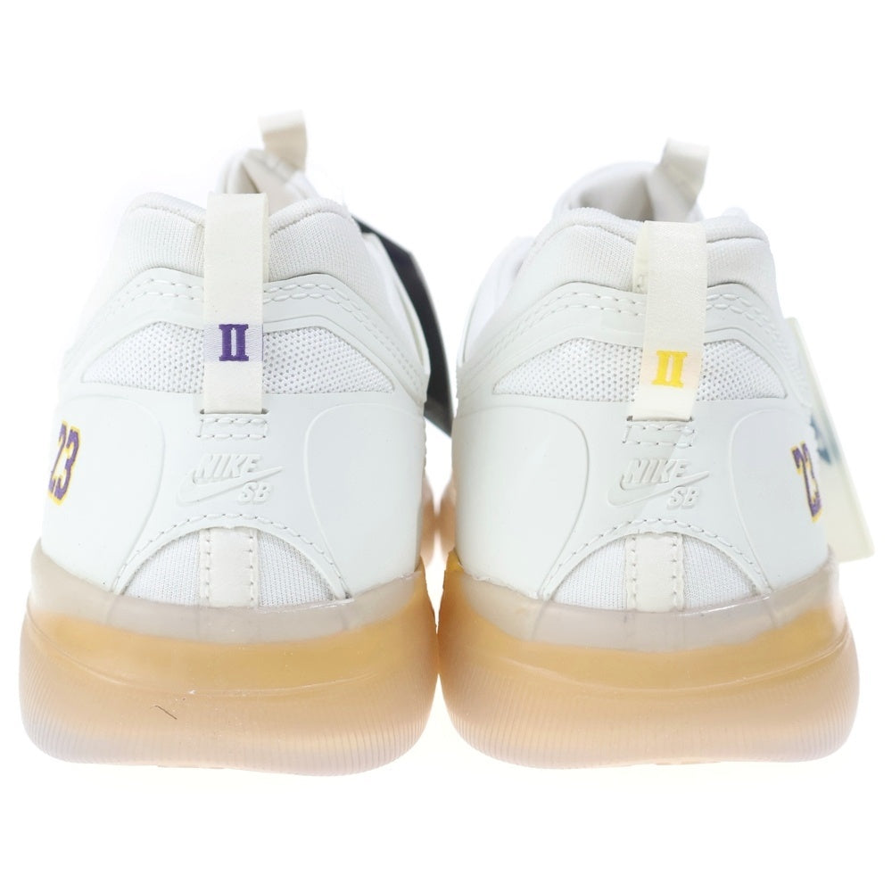 NIKE SB(ナイキエスビー) ×NBA NYJAH FREE 2 LAKERS DA3439-100 ナイジャ フリー 2 レイカーズ ローカットスニーカー US10/28.0cm ホワイト