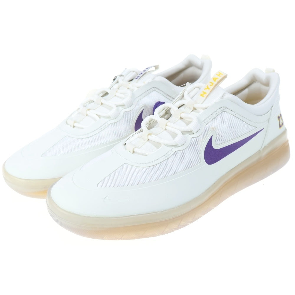 NIKE SB(ナイキエスビー) ×NBA NYJAH FREE 2 LAKERS DA3439-100 ナイジャ フリー 2 レイカーズ ローカットスニーカー US10.5/28.5cm ホワイト